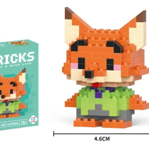 Stitch Mickey Mouse Winnie the Pooh Building Blocks Anime Characters Model 60 Kinds Block Dolls Toys Children Gifts - Image 2