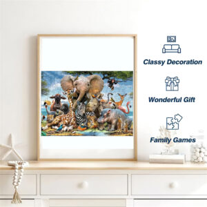 Wooden Animal Puzzle DIY Brain Trainer For Kids Adults Hell Difficulty 3D Jigsaw Puzzle Game For Family Interactive Play Puzzle - Image 5