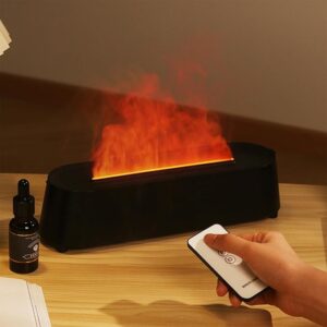 New Flame Ultrasonic Air Diffuser with Remote Control Cool Mist Maker 3D Simulation Air Humidifiers Aroma Essential Oil Diffuser - Image 2