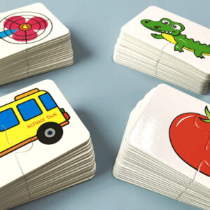Montessori Cards Educational Toys for Children Learning Educational Puzzles Develop Cognitive Games for Babies Kids Baby Novel - Image 7