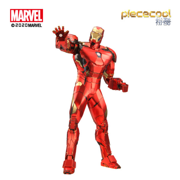 Piececool Red Super hero Model kits 3D metal puzzle laser cutting Jigsaw DIY Toys gift for children