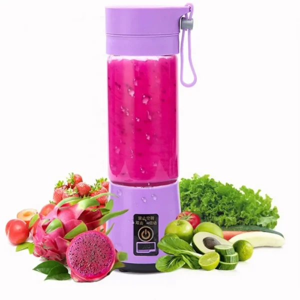 380ml Portable Electric Fruit Juicer Home USB Rechargeable Smoothie Maker Blenders Machine Sports Bottle JuicingCup - Image 2