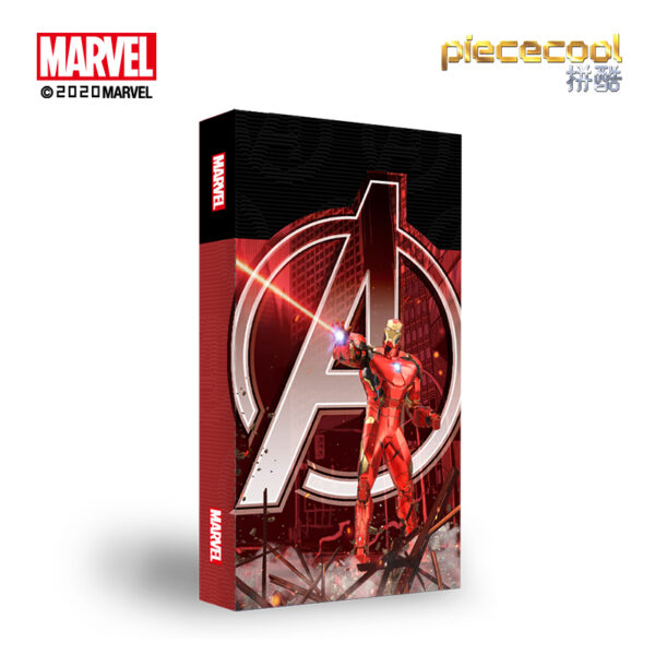 Piececool Red Super hero Model kits 3D metal puzzle laser cutting Jigsaw DIY Toys gift for children - Image 3