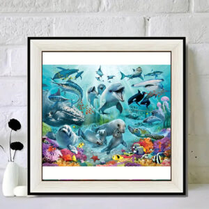 Underwater World Wooden Puzzles, Alien Animal Puzzles, Adult Stress Relief Difficulty Educational Toys, Adult Men and Women Birt - Image 2