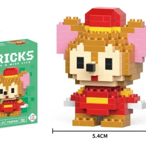 Stitch Mickey Mouse Winnie the Pooh Building Blocks Anime Characters Model 60 Kinds Block Dolls Toys Children Gifts - Image 51