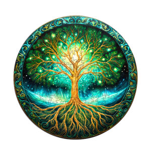 Wooden 3D Jigsaw Puzzle Toy - Elf Tree Wood Puzzle Game for Adults and Kids - Family Interactive Animal Wood Puzzle Gift - Image 6