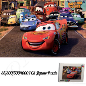 Disney Animated Film Cars Jigsaw Puzzles for Kids 35 300 500 1000 Pieces of Wooden and Cartoon Puzzles Unique Educational Toys - Image 2