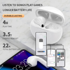 Original Pro 6 TWS Wireless Bluetooth Earphones Headphones Mini Fone Earphone Stereo Sport Headset For Xiaomi Android Earbuds - Image 2