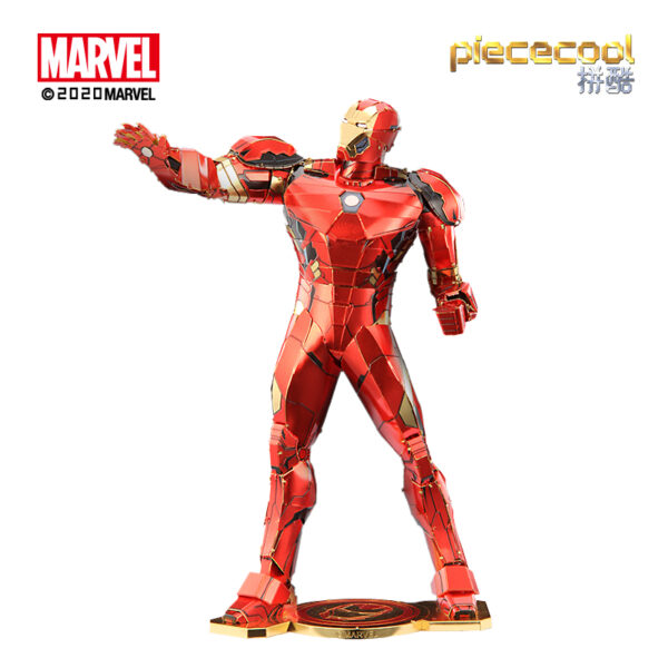 Piececool Red Super hero Model kits 3D metal puzzle laser cutting Jigsaw DIY Toys gift for children - Image 2