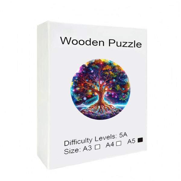 Go through this challenging special one-difficulty Tree of Life, wooden magic puzzle toys