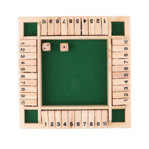 Deluxe Dice Board Box Game Set 10 Numbers Four Sided Shut Party Club Drinking Games Interesting Family Game - Image 4
