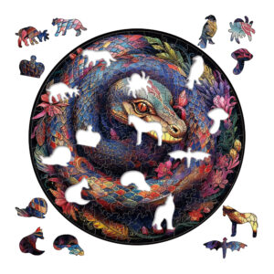 Wooden Jigsaw Puzzle For Adults 3d Snake Puzzles Assembled Model Set Children's Toys Puzzl Children's Girls Boys Birthday Gifts - Image 3