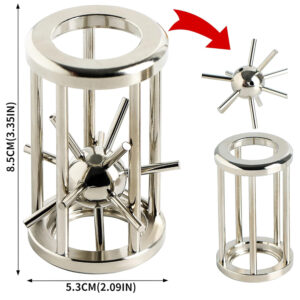 Metal Puzzle Brain Teaser IQ Test Toys Educational Mind Games Adults Child Rompecabezas Metalico Juegos De Ingenio Y Habilidad - Image 2