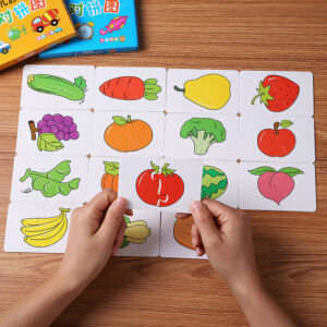 Montessori Cards Educational Toys for Children Learning Educational Puzzles Develop Cognitive Games for Babies Kids Baby Novel - Image 6