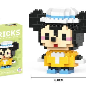 Stitch Mickey Mouse Winnie the Pooh Building Blocks Anime Characters Model 60 Kinds Block Dolls Toys Children Gifts - Image 44