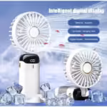 Electric Fan Portable Air Conditioner Mini Cooler Rechargeable Neck Fans for Home Free Shipping Hand Usb Conditioning Blades