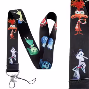 inside out 2 Lanyards Keychain Cartoon Movie Lanyards for Key Neck Strap For Card Keyring Accessories Gifts Credential Holder - Image 11