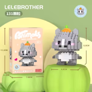 Adults Animals Micro Particle Building Blocks Toy for Children 6 T O 12 Years Old Boy Birthday Gift Dog Cat Mini Bricks Girl Toy - Image 12