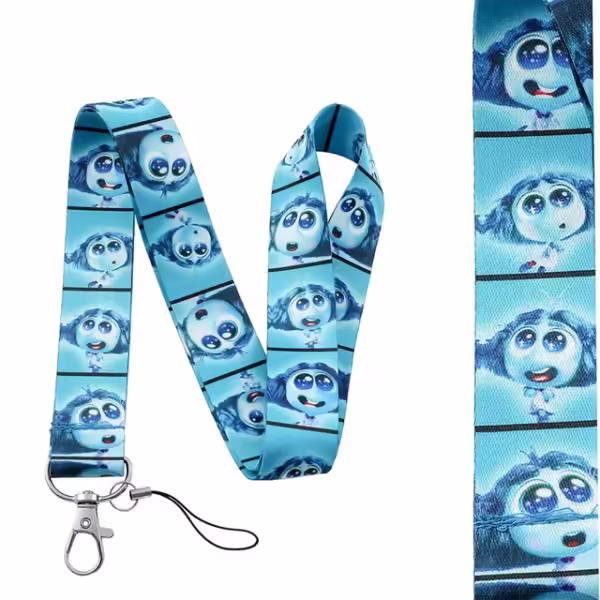 inside out 2 Lanyards Keychain Cartoon Movie Lanyards for Key Neck Strap For Card Keyring Accessories Gifts Credential Holder - Image 12