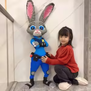 Hot Sale Anime Kawaii Nick Zootopia Children's Educational Cartoon Judy Three-dimensional Desktop Toys Ornaments Festival Gifts - Image 2