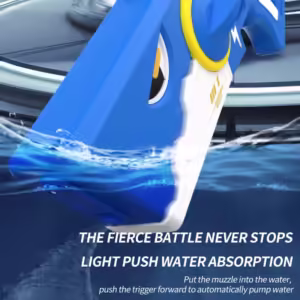 Shark Large Capacity Electric Water Gun Toy Continuous Firing Water gun Automatic Water Absorption Watergun Summer Pool Toy - Image 2