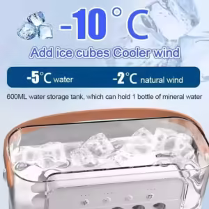 Portable Fan Air Conditioners USB Electric Fan LED Night Light Water Mist Fun 3 In 1 Air Humidifie For Home - Image 2
