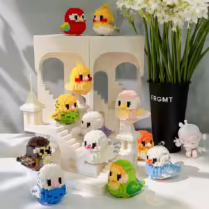 Animal Bird Building Blocks Toy for Children Girl 8 Year Old Kids Birthday Gift Mini Educational Block Brick Boy Toy Games Child - Image 2