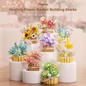 Compatible With Lego Potted Plants, Building Blocks, Succulent Flower Bouquets, Potted Plant Assembly Toys, And Plant Gifts - Image 2