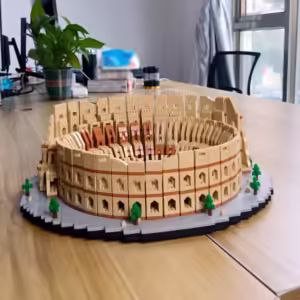 KNEW BUILT Euro Constrution Roma Colosseum Micro Mini Building Blocks for Adult Child Toys Set Arc Triomphe Louvre Big Ben Brick - Image 2