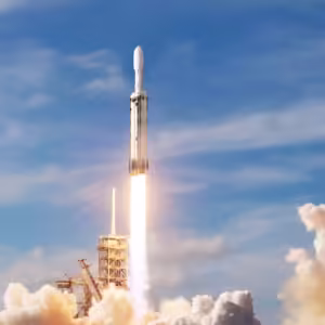 MOC-75766 SpaceXS Falcon Heavy Rocket Saturn V Scale Spaceship Building Blocks Set Idea Assemble Bricks Toys Boy Birthday Gift - Image 2