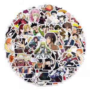 100PCS Mix Anime Stickers Waterproof DIY Graffiti Phone Laptop Luggage Guitar Notebook Cup Cartoon Stickers Kids Toy - Image 2