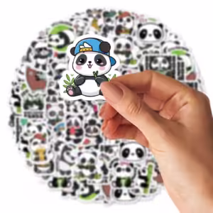 46pcs Cute Red Panda Cartoon Graffiti Stickers Decorated Notebook Water Cup Guitar Suitcase DIY Classic Toy Scrapbook Decals - Image 2