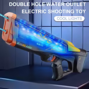 Kids Water Toy Rechargeable Electric Water Shooter Toy for Kids with Light Capacity Automatic Squirt for Summer Outdoor Fun - Image 3