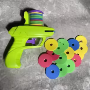 Foam Disc Launcher Disk Shooter Toy Children Flying Saucer Guns Outdoor Games and Activities for Backyard Picnic Fun Kids Gift - Image 3