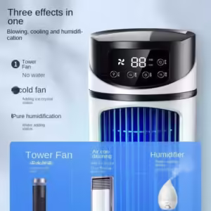Fan Portable Cold Air Conditioning Multifunctional Air cooled Fan Evaporative Small Air Cooler Air Conditioning Ventilador - Image 3