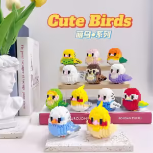 Animal Bird Building Blocks Toy for Children Girl 8 Year Old Kids Birthday Gift Mini Educational Block Brick Boy Toy Games Child - Image 3