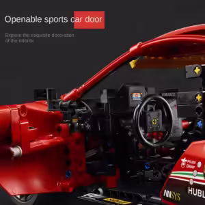 HOT The New 488 GTE F1 Race Performance Building Blocks Supercar Assembled Model Car Toy Building Blocks As A Gift for Children - Image 2