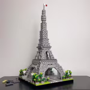 KNEW BUILT Big Ben Micro Mini Block Building Blocks for Adults Architecture Toys Sets Arc Triomphe Louvre Eiffel Tower Bricks - Image 4