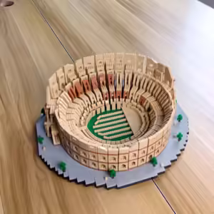 KNEW BUILT Euro Constrution Roma Colosseum Micro Mini Building Blocks for Adult Child Toys Set Arc Triomphe Louvre Big Ben Brick - Image 3
