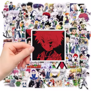 100PCS PCS Animation Full-time Hunter Graffiti Waterproof Sticker Suitcase Notebook Refrigerator Stationery Box Helmet Stickers - Image 3