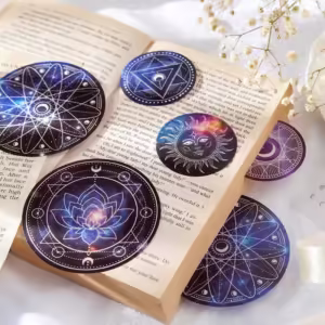 20 Pcs Galaxy Universe Planet Sticker Set Decoration Album Agenda Planner Stickers Scrapbooking Diary Sticky Paper Flakes - Image 3