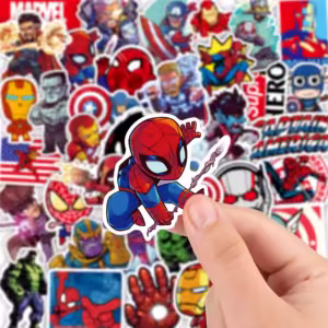 10pcs Disney Marvel Vintage The Avengers Super Hero Anime Stickers Cartoon Decal Laptop Car Motorcycle Funny Sticker - Image 3