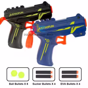 2PCS Soft Bullet Toy Gun For Rival Zeus Apollo Ball Bullets Children Pistol Gun Toys Foam Darts Blaster Gift For Boy Kids Adult - Image 3