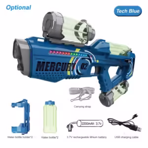 Fully Electric Water Gun Toys Swimming Pool Play Water Adult Pool Toy Outdoor Games High Pressure Water Gun Summer Toys for Kids - Image 4