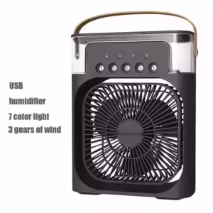 Misting Fan Portable Rechargeable Fan Cooling Desk Fan for Home Quite Mist Water Spray Fan for Camping Home Outside Office Trave - Image 4