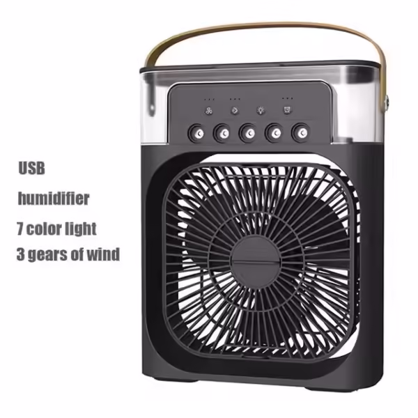 Misting Fan Portable Rechargeable Fan Cooling Desk Fan for Home Quite Mist Water Spray Fan for Camping Home Outside Office Trave - Image 4