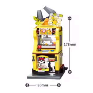 Original Box Pokemon Pikachu-Claw crane game shop Blocks Charizard Squirtle Bulbasaur Model Educational Kids Toys For Gift - Image 4