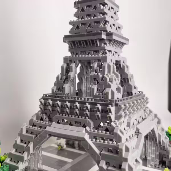 KNEW BUILT Big Ben Micro Mini Block Building Blocks for Adults Architecture Toys Sets Arc Triomphe Louvre Eiffel Tower Bricks - Image 5