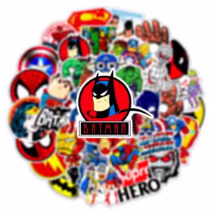 30PCS Disney Marvel The Avengers Cute Super Hero Cartoon Stickers Graffiti DIY Phone Laptop Bike Waterproof Kids Sticker - Image 4