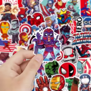 10pcs Disney Marvel Vintage The Avengers Super Hero Anime Stickers Cartoon Decal Laptop Car Motorcycle Funny Sticker - Image 4